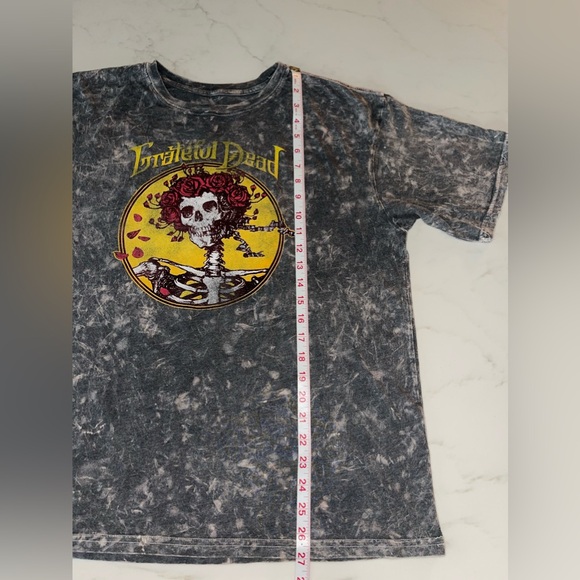 Grateful Dead Tie Dye Women’s T-Shirt Skull Rose Graphic - Picture 5 of 7